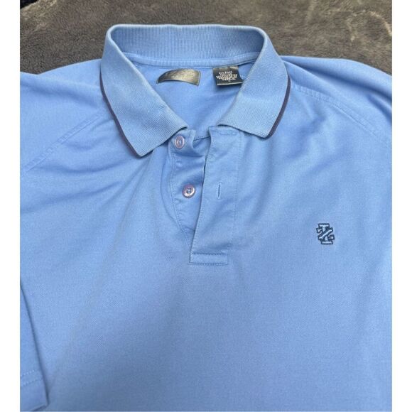 IZOD Men’s Large Blue short sleeve polo shirt #poloshirt - Picture 1 of 2